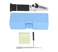 Brix Refractometer 0-32% Brix Meter | ATC Auto Temperature Compensation for Fruits/Juices/Beverages | Handheld Sugar Content Tester with Storage Case & Tools
