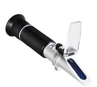 Brix Réfractomètre avec ATC portable et précis à double échelle Brix mètre Gravité spécifique SG Wort 1.000-1.130 et Brix 0-32%, testeur de niveau de sucre de haute précision pour la fabrication de