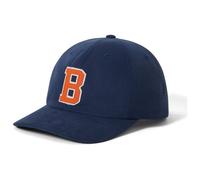 Brixton - Big B Medium Profile Cap Cotton - Casquette - One Size - midnight blue / orange