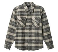 Brixton - Bowery Heavy Weight L/S Flannel - Chemise - XL - black / charcoal