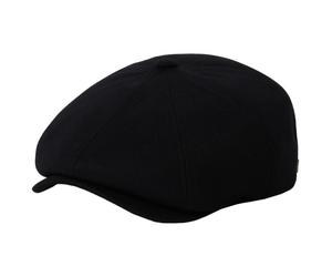 Brixton - Brood Flannel Snap Cap - Casquette - S - black / moss