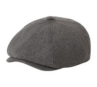 Brixton - Brood Flannel Snap Cap - Casquette - S - dark heather grey / washed navy