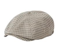 Brixton - Brood Lightweight Newsboy Cap - Casquette - M - off white / black / grey houndstoo