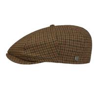BRIXTON Casquette Brood Check Casquette Type Gavroche (60 cm - Marron)