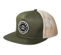 Brixton Pledge MP Casquette en Maille, Olive/Blanc cassé, Taille Unique Homme
