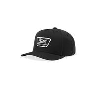 Brixton Casquette 'LINWOOD' noir / blanc, Taille 55-60