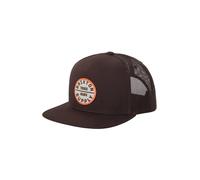Brixton Casquette 'OATH' chocolat / orange / blanc, Taille 55-60