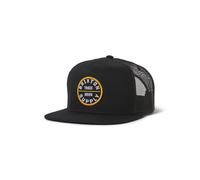 Brixton Casquette 'OATH MP' jaune d'or / noir / blanc, Taille 55-60