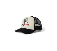 Brixton Casquette 'RANCHING CLUB' beige clair / rouge / noir, Taille 55-60