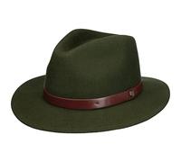 Brixton Chapeau Fedora en Laine Feutrée Messer forêt M