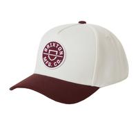 Brixton - Crest C MP Snapback - Casquette - One Size - port / off white