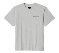 Brixton - Embroided Heavy Weight Pocket Tee - T-shirt - M - heather grey ash