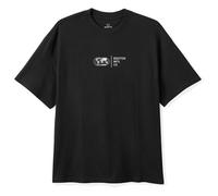 Brixton - Globe HW Relaxed Tee - T-shirt - L - black classic wash