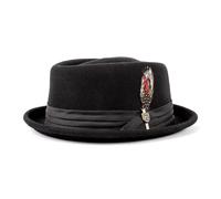 Brixton Hat Stout Pork Pie Black M