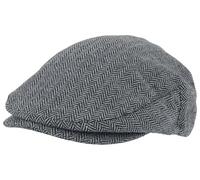 Brixton Hooligan Snap Cap Beret, Gris/Noir, L Mixte