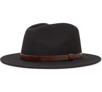 Brixton Messer Fedora Chapeau, noir, taille S