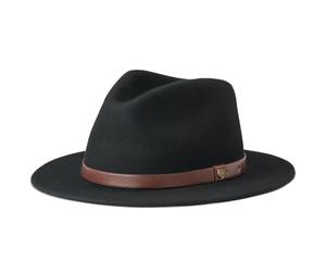 Brixton Messer Fedora pour Homme, Noir, Taille XS