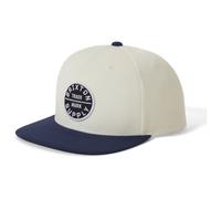 Brixton - Oath III Snapback - Casquette - One Size - off white / midnight blue