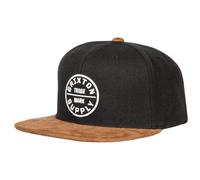 Brixton Oath III Snapback Hat Casquette de Baseball, Noir/cuivre, Taille Unique Homme