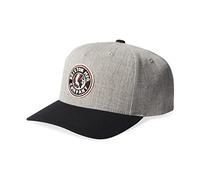 Brixton Rival C MP Snapback Casquette, Gris Clair/Noir, Taille Unique Homme