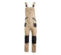 Brixton Salopette de travail, pantalon de jardinage, pantalon de protection, pantalon de peintre. - Beige - W48
