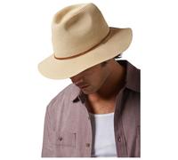 Brixton - Wesley Straw Packable Fedora - Chapeau - M - 58 cm - tan