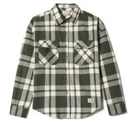 Brixton - Women's Bowery Vintage L/S Overshirt - Chemise - XS - green / blue