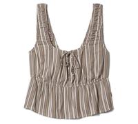 Brixton - Women's The Abigail Tie Top Viscose - Débardeur - L - worn in robust red stripe