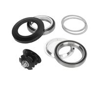 Briyaui Kit de Casque de Vélo avec Conception en Alliage d'aluminium | Double roulements scellés, fabrication CNC, performance étanche, convient pour tube de direction de 41 mm, fourche de 28,6