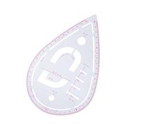 Briyaui Règle à Manchon Multifonctionnelle de Haute Précision | Plastique durable, marquages clairs, idéal pour concevoir des vêtements, adapté à la coupe et à la mesure, parfait pour