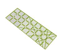 Briyaui Règle de Quilting avec Marquage d'angle, Design Transparent | Matériau acrylique, pour une coupe simple du tissu, construction robuste, usage domestique, adapté à la plupart des scénarios