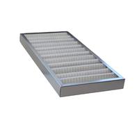 BRIZZ - Filtre G4 plissé Cadre galva - paisseur : 48 mm - Dimensions : 592 x 287 mm