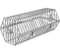 BRK-6041 Panier de Grill Hexagone pour Rotissoire Tournebroche, Universel Panier Rotatif en Acier inoxydable pour Barbecue au gaz, 40x17x15,5cm
