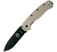 BRK-Esee Avispa Framelock Tan/Black D2 BRK1302DTB