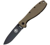 BRK-ESEE Zancudo Framelock Finition Desert Tan Noir BRKR1DTB