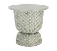 [BRK] Rangement de table torsadée diabolo Table Matcha Vert avec plateau en bois