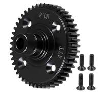 BRKRC Acier Mod 0.8/32P 47T différentiel central pour Tra-xxas 1:16 Mini Maxx 4WD Mini XRT VXL-3S Monster Truck Upgrades