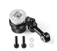 BRKRC Ensemble de bras servo en aluminium 20T/25T pour ARRMA 1/18 Granite 1/16 Mojave 1/14 Typhon GROM 1/12 Losi NAS-car RC (ensemble de servo 20T)
