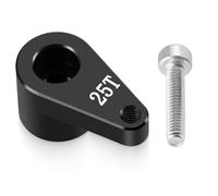 BRKRC Ensemble de bras servo en aluminium 20T/25T pour ARRMA 1/18 Granite 1/16 Mojave 1/14 Typhon GROM 1/12 Losi NAS-car RC (bras servo 25T)