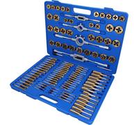 BRLLIANT TOOLS Brilliant BT101985 TiN Gewindeschneidwerkzeug-Satz, 110-tlg. [Powered by KS Tools] Jeu de tarauds 110 pièces [Alimenté