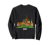 Brno République tchèque Souvenir de Voyage Cadeau Monument Ville Sweatshirt