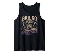 Bro Go Meditate Marcus Aurelius Stoicism Citations Débardeur