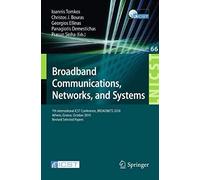 Broadband Communications, Networks And Systems
