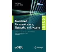 Broadband Communications, Networks, And Systems