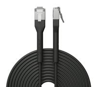 Broadbe câble patch mince 10G noir 5 m | Câble Ethernet Cat6a UTP mince BTP-I32C6A-BK-5M