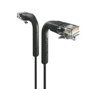 Broadbe câble patch mince 5G noir 0,3 m – Câble Ethernet Cat6 BTP-I32C6-BK-0.3M