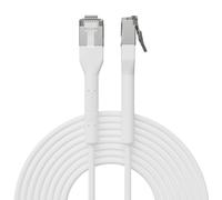 Broadbe Câble Patch Slim 10G Blanc 2m – Câble Ethernet Cat6a BTP-I32C6A-WT-2M