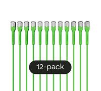 Broadbe Câble Patch Slim 10G Vert 3m Lot de 12 – Câble Ethernet Cat6a BTP-I32C6A-GR-3M-12
