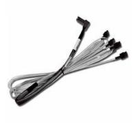 Broadcom - Câble interne SAS - Mini SAS (SFF-8087) angle droit pour Mini SAS (SFF-8087) - 80 cm