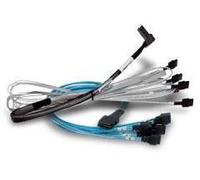 Broadcom - Câble interne SAS - Slim SAS (SFF-8654) (M) pour U.2 (SFF-8639) - 1 m